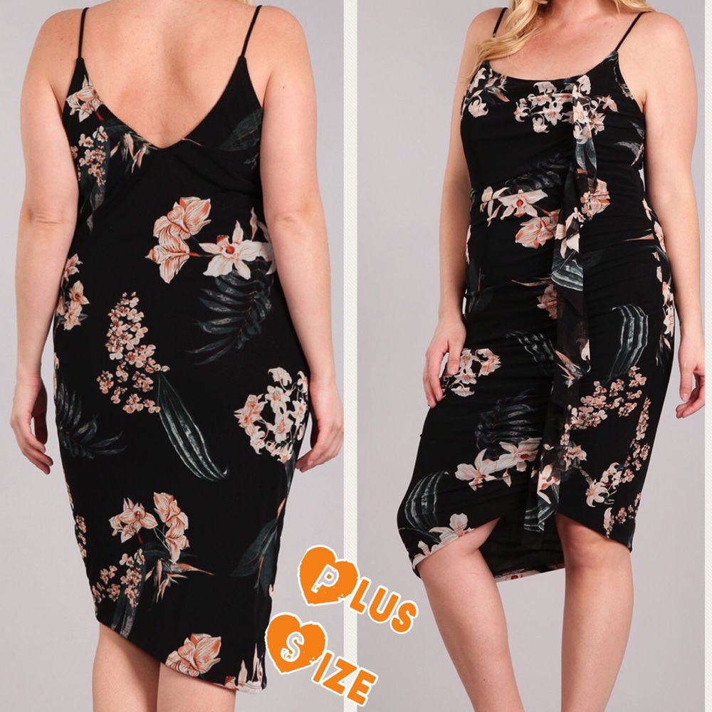 🌻Plus size floral dress🌻